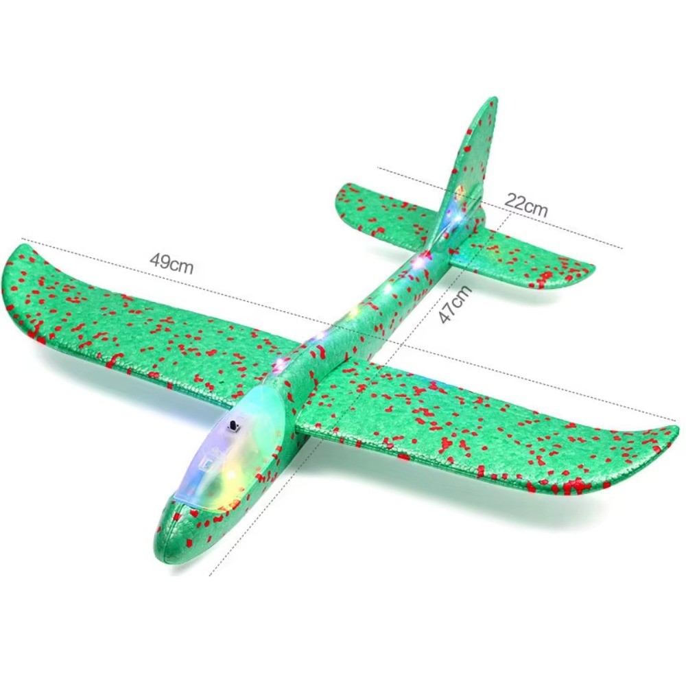 Model Airplane Plastic - Pesawat Glider Busa Besar Bahan Epp