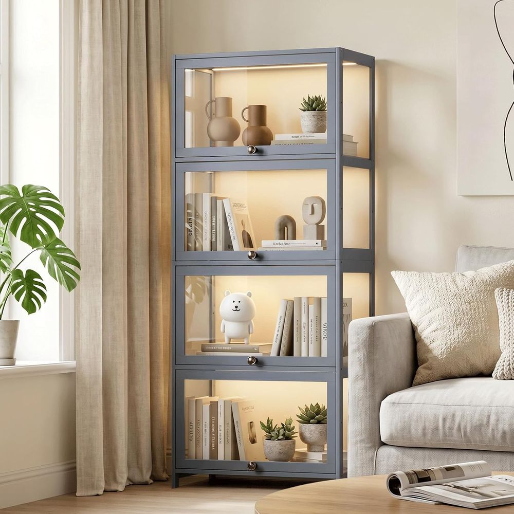 Display Case Acrylic - Kotak Pajangan Akrilik 4 Tingkat untuk