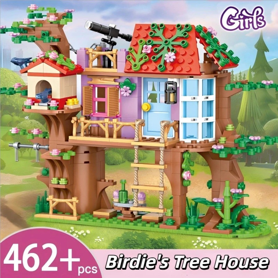 Lego Set City - 462pcs Set Blok Bangunan Rumah Pohon