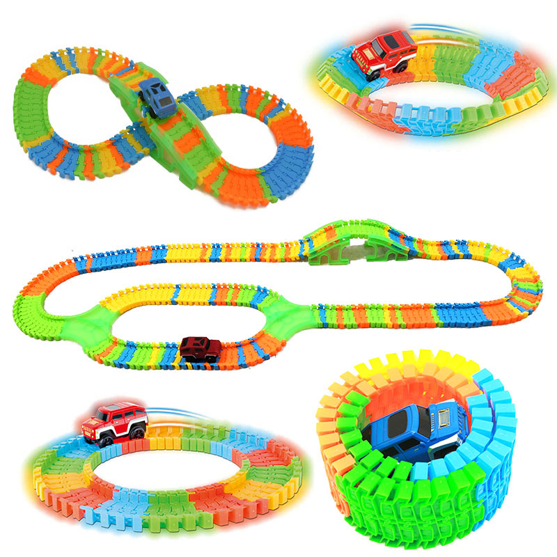 Hot Wheels Car Track Sets - DIY merakit Universal balap Set Track