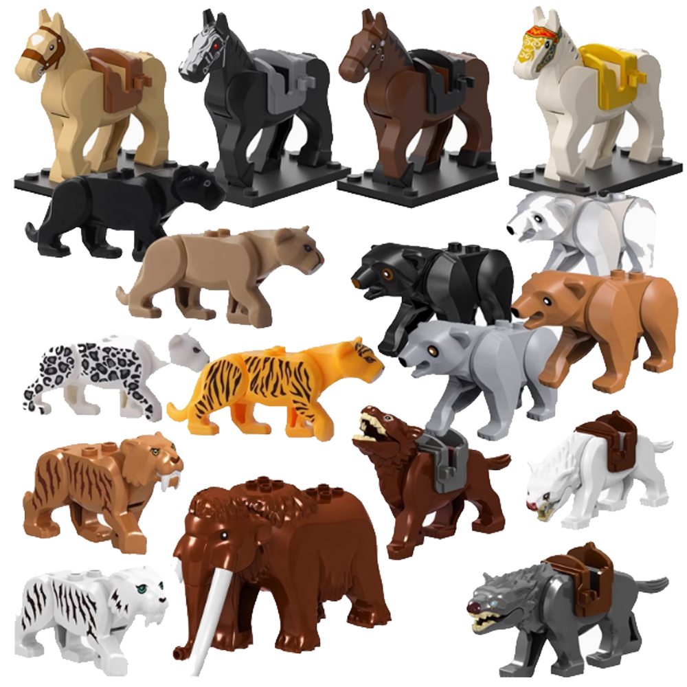 Lego Set Creator - MOC Kota Hewan Blok Bangunan Kambing