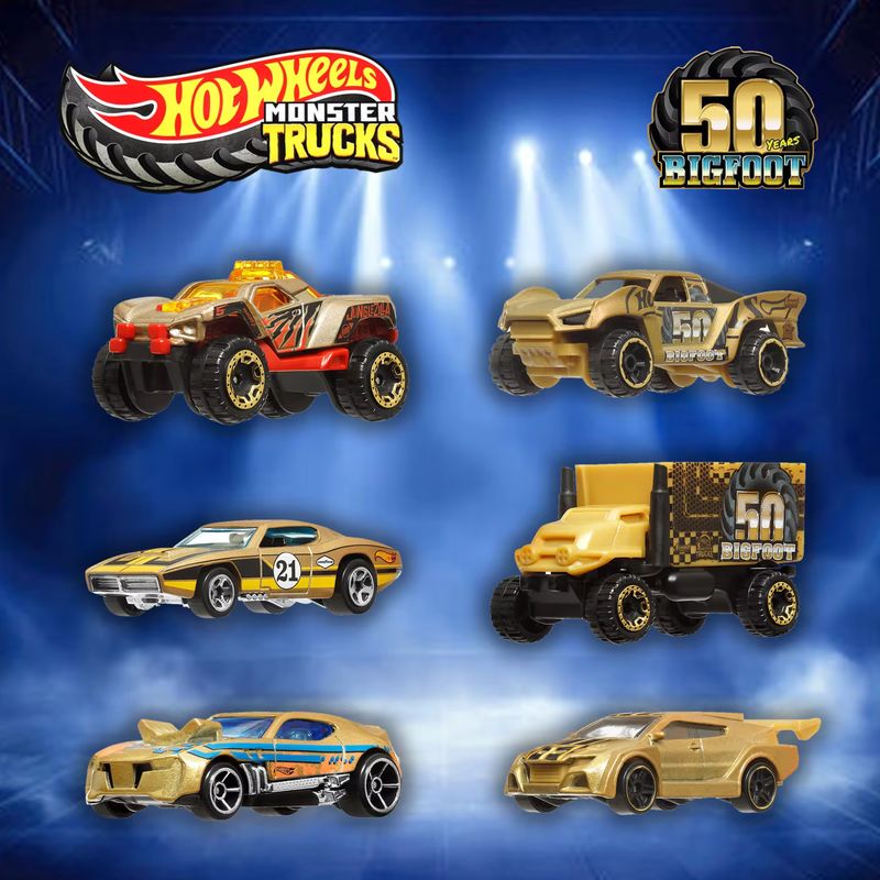 Hot Wheels Car Monster Trucks - Hot Wheels Monster Truck 50th Anniversary