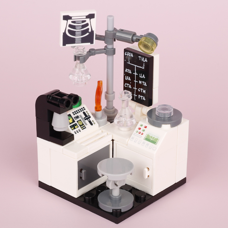 MOC City Lab laboratorium Kit  - Lego Set Creator ulasan dan harga