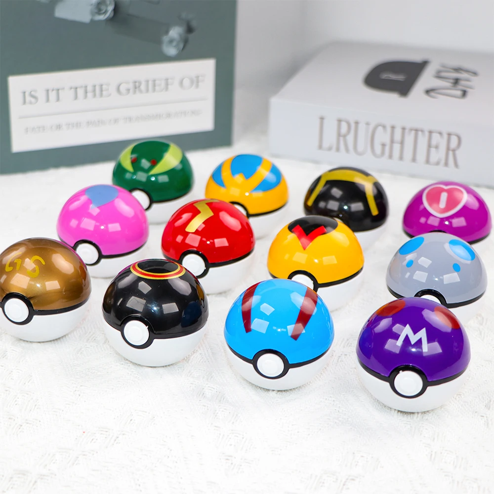 12 Buah Bola Pokemon Pokeball  - Vinyl Figure Blank ulasan dan harga