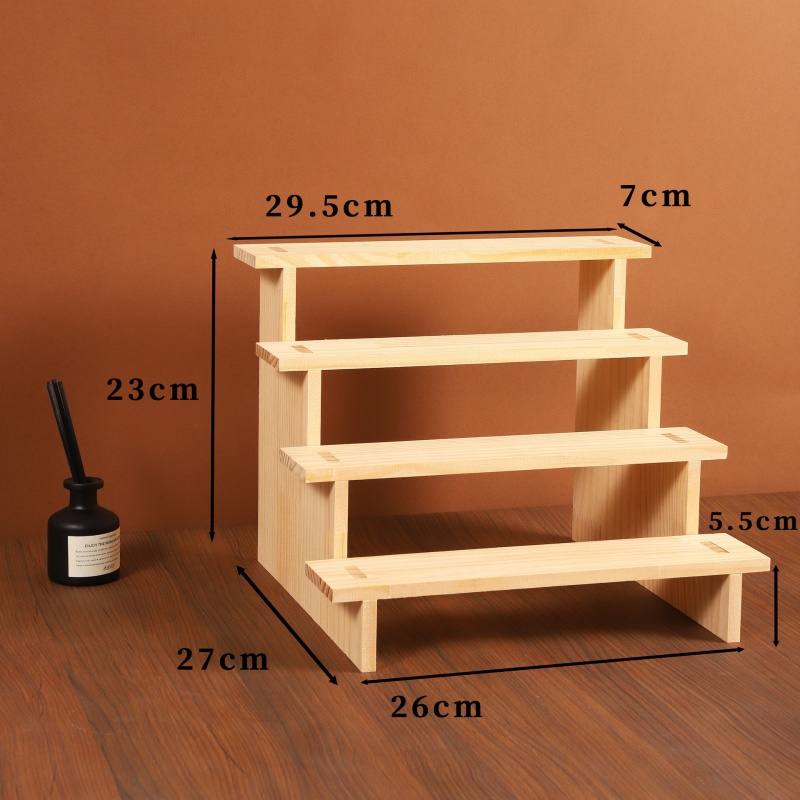 Rak Pajangan Kayu, Stand Pajan - Display Risers Set ulasan dan harga