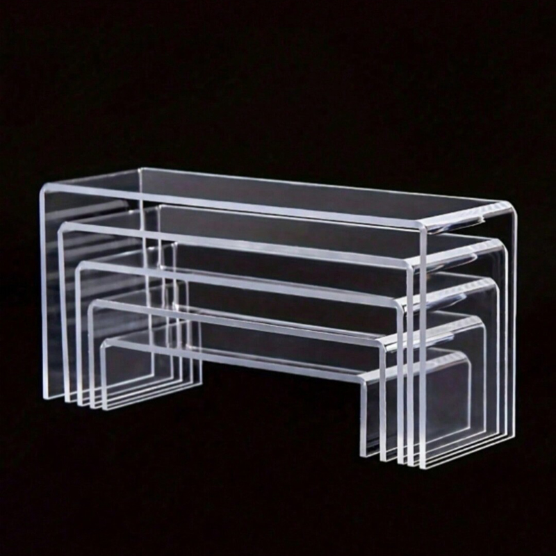 3/5 Buah Rak Penyimpanan Blind - Display Risers Set ulasan dan harga