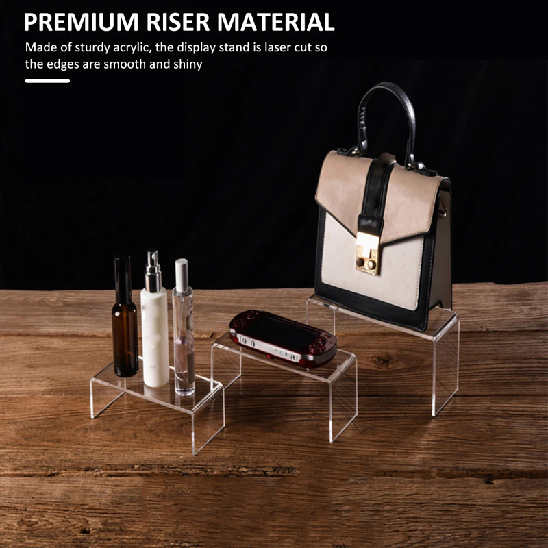 3/5 Buah Rak Penyimpanan Blind - Display Risers Set ulasan dan harga
