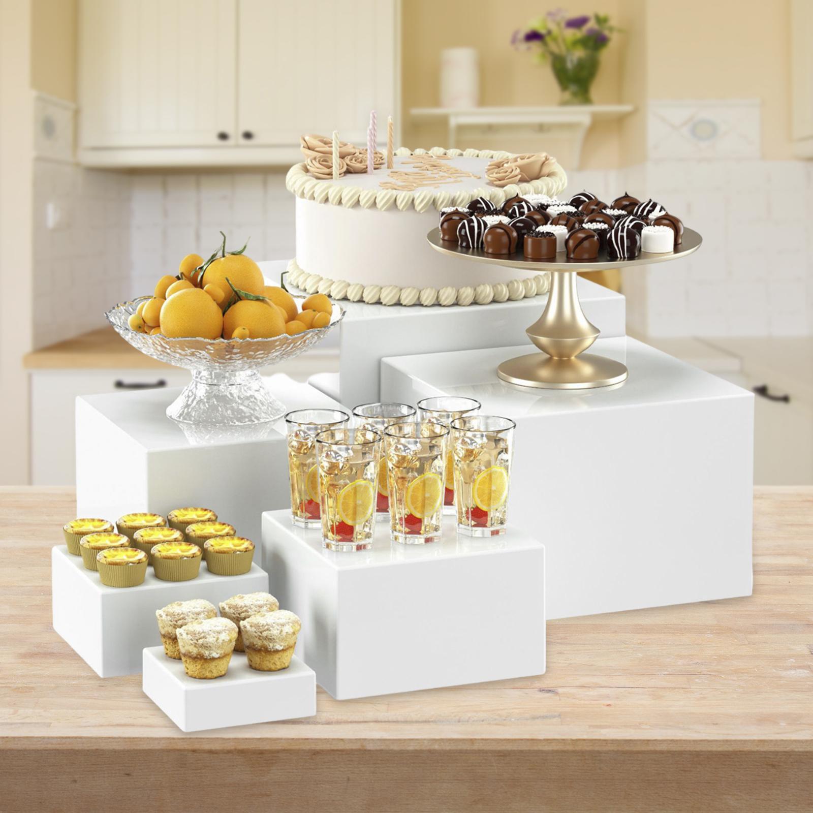 6x Set Pajangan Meja Makanan P - Display Risers Set ulasan dan harga