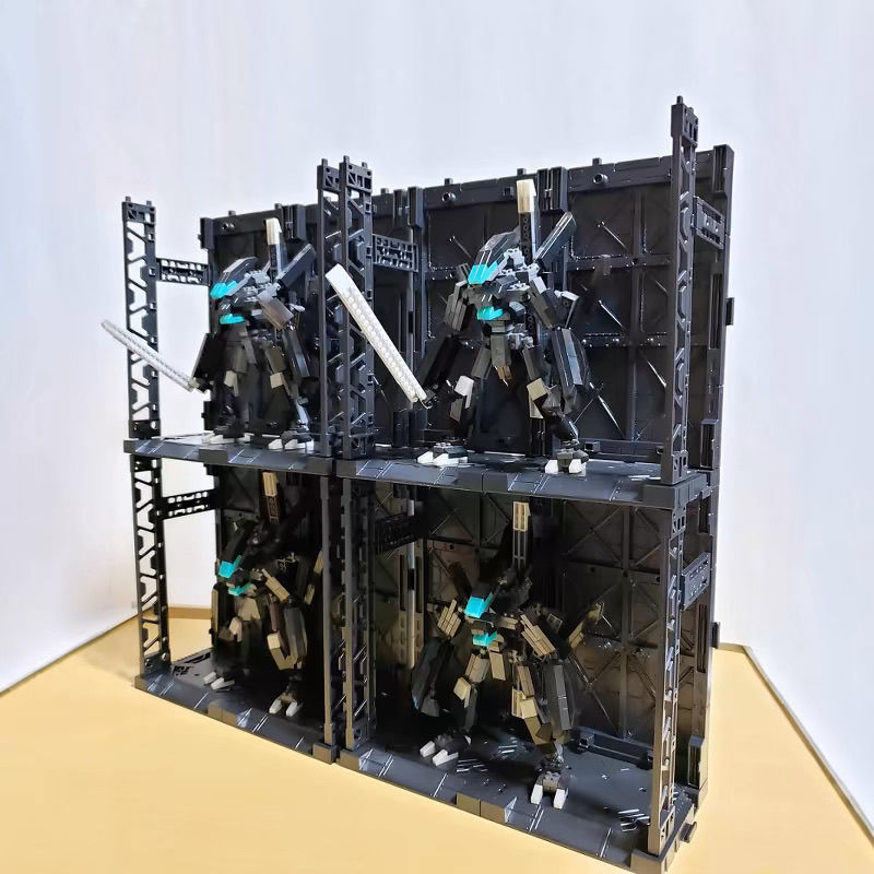 Rak Display Gundam Gnaku HG/RG - Bandai Model Gundam Hg ulasan dan harga