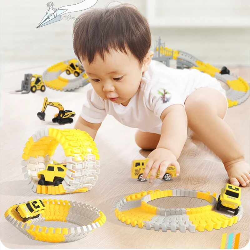 Mainan mobil listrik anak-anak - Hot Wheels Car Track Sets ulasan dan harga