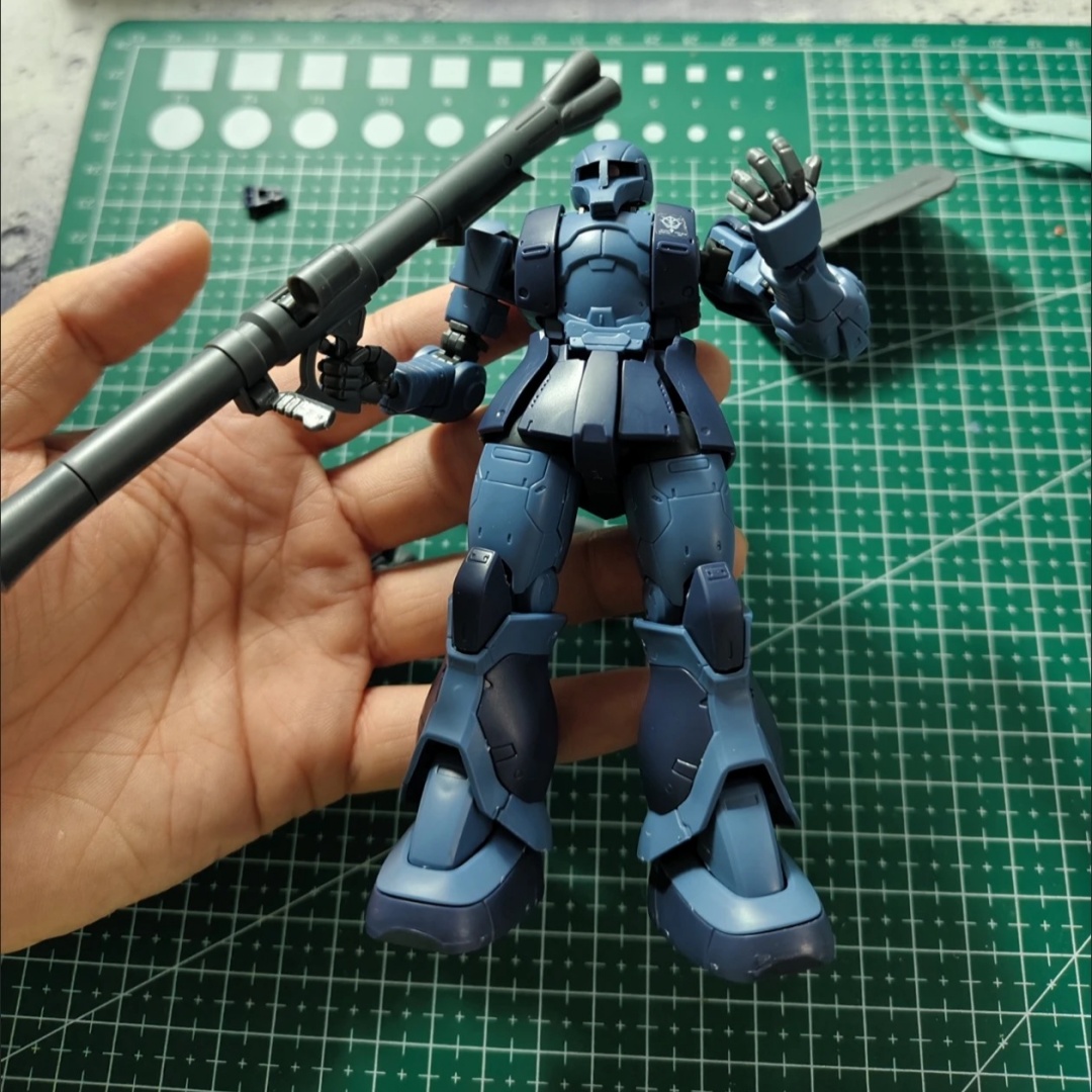 GTO MS-05 HG 1/144 Zaku Black  - Bandai Model Gundam Hg ulasan dan harga