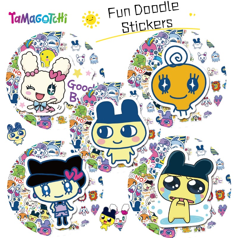Stiker Grafiti Bandai Tamagotc - Bandai Model Tamagotchi ulasan dan harga