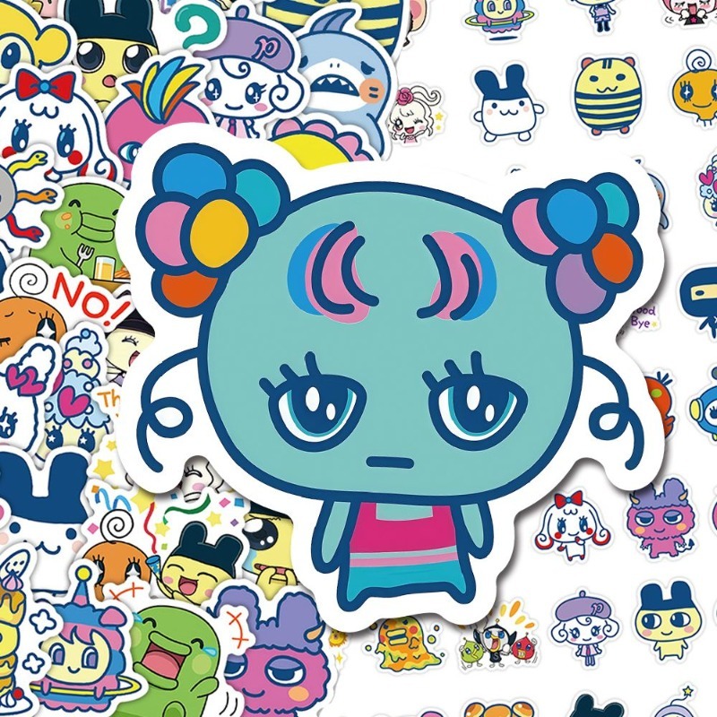Stiker Grafiti Bandai Tamagotc - Bandai Model Tamagotchi ulasan dan harga