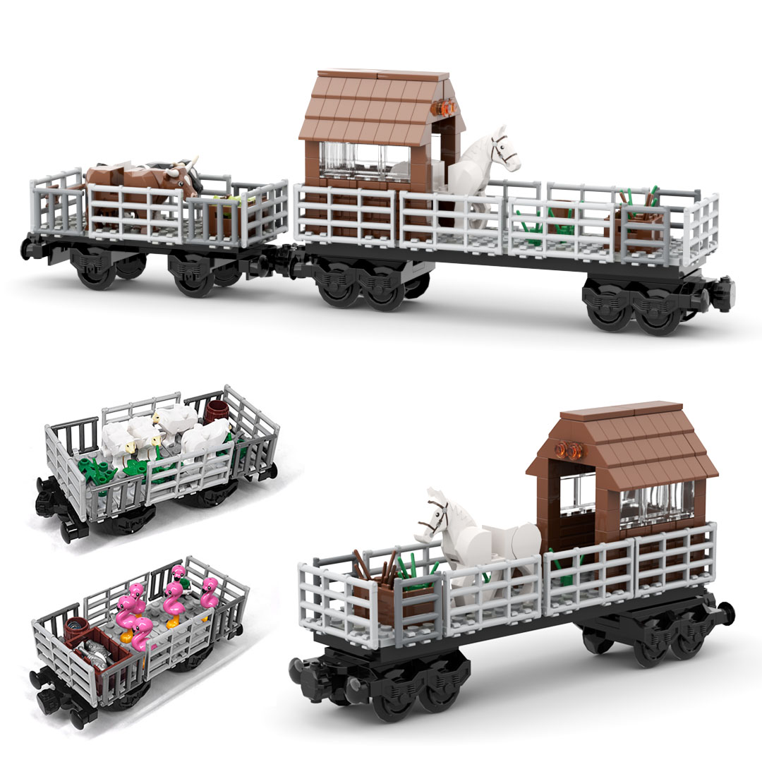 Set Kereta Modular MOC Transpo - Lego Set Creator ulasan dan harga